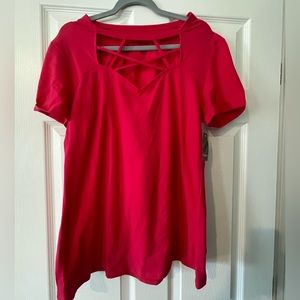 NWT torrid cut out tshirt